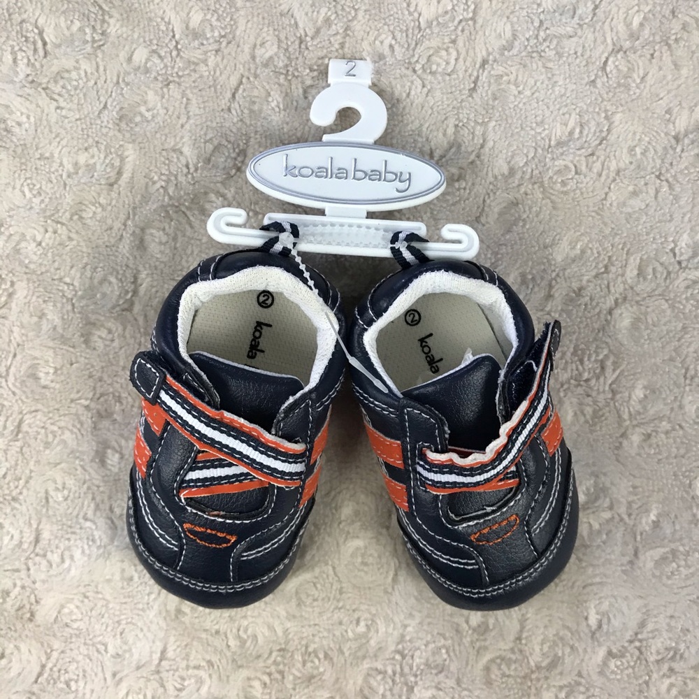 Koala Baby Black & Orange Shoes Size 2